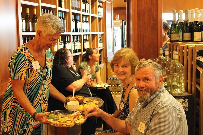 A wine tasting A wine tasting